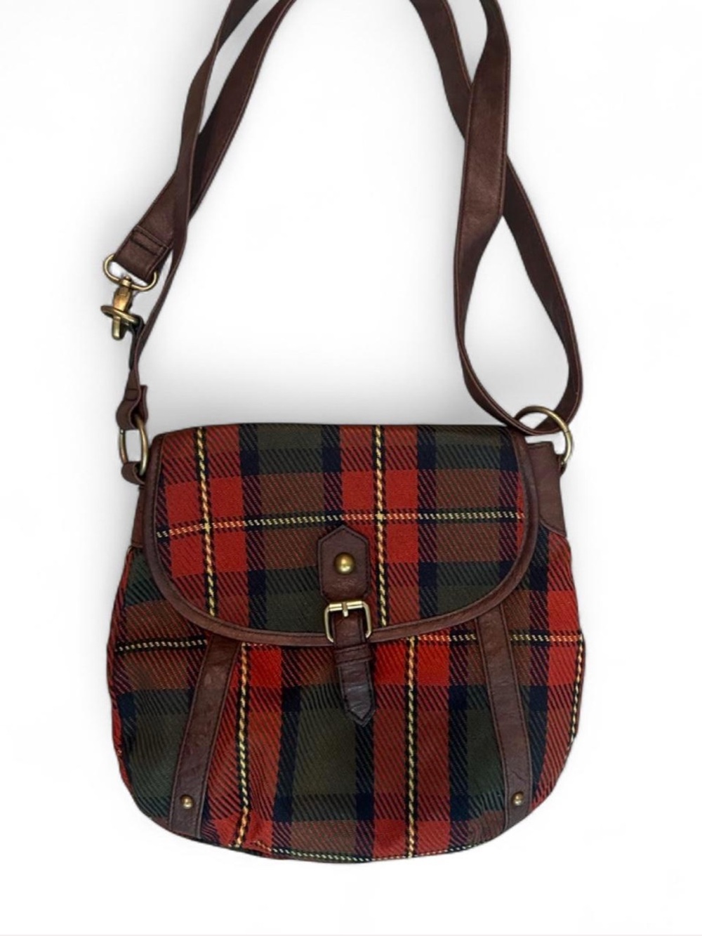 Plaid Dark Academia Bag Preppy Y2K Crossbody Retro Schoolgirl Vintage Prep Moody